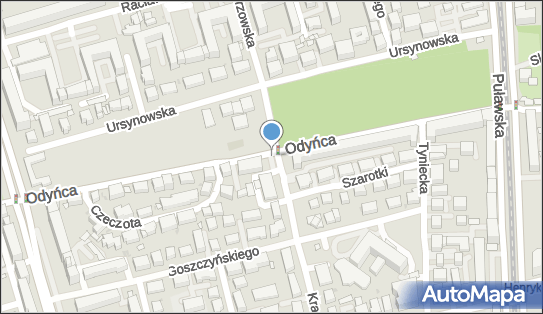 Podziemny, Antoniego Edwarda Odyńca 25, Warszawa 02-606 - Hydrant