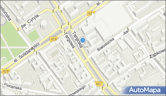 Podziemny, DW637, Targowa 70, Warszawa 03-734 - Hydrant
