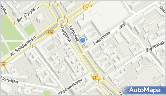 Podziemny, DW637, Targowa 70, Warszawa 03-734 - Hydrant