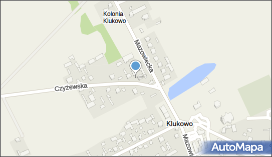 Klukowo (powiat wysokomazowiecki), Czyżewska, Klukowo 18-214 - Inne