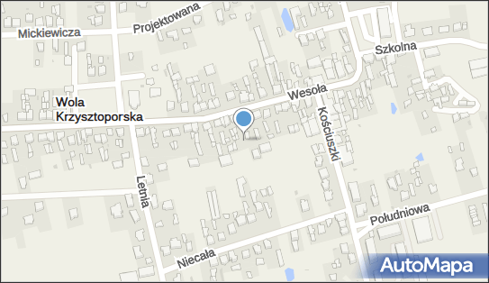 Wola Krzysztoporska, Wesoła, Wola Krzysztoporska 97-371 - Inne