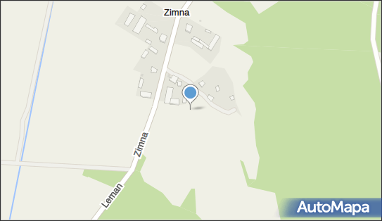 Zimna (województwo warmińsko-mazurskie), Zimna, Zimna 18-525 - Inne