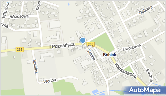 PaczkoPunkt InPost POP-BBK3, Zielona 1, Babiak 62-620, godziny otwarcia