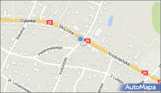 PaczkoPunkt InPost POP-CYB3, Tadeusza Kościuszki 1, Cybinka 69-108, godziny otwarcia