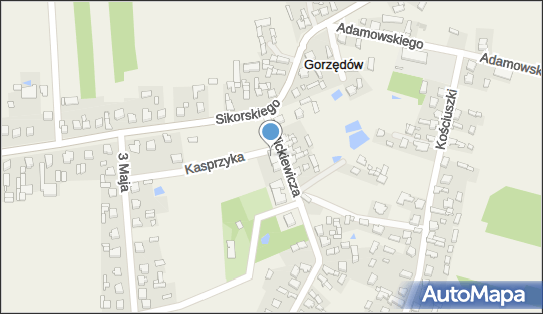 PaczkoPunkt InPost POP-GED1, Mickiewicza 1, Gorzędów 97-360, godziny otwarcia