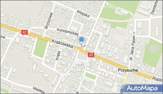 PaczkoPunkt InPost POP-PRH1, Zbożenna 11, Przysucha 26-400, godziny otwarcia