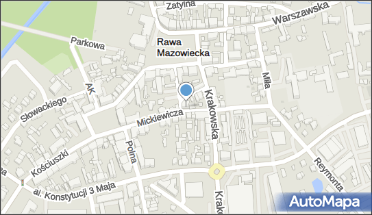 PaczkoPunkt InPost POP-RWM3, Mickiewicza 13, Rawa Mazowiecka 96-200, godziny otwarcia