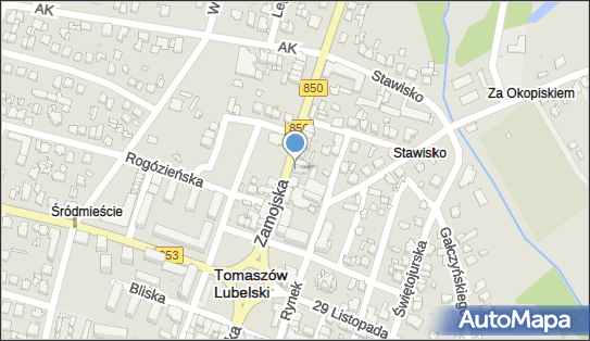 PaczkoPunkt InPost POP-TML3, Zamojska 10, Tomaszów Lubelski 22-600, godziny otwarcia