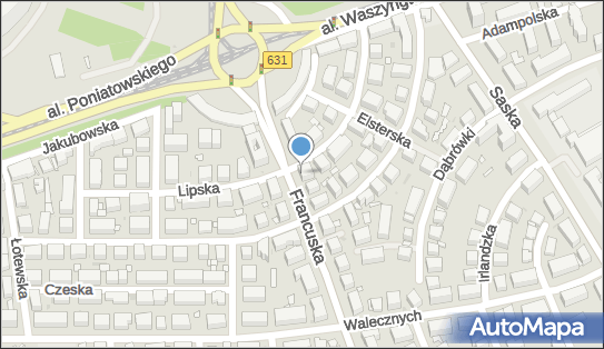 PaczkoPunkt InPost POP-WAW522, Francuska 50, Warszawa 03-905, godziny otwarcia