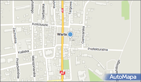PaczkoPunkt InPost POP-WRA3, Rynek im. Wł. St. Reymonta 21, Warta 98-290, godziny otwarcia