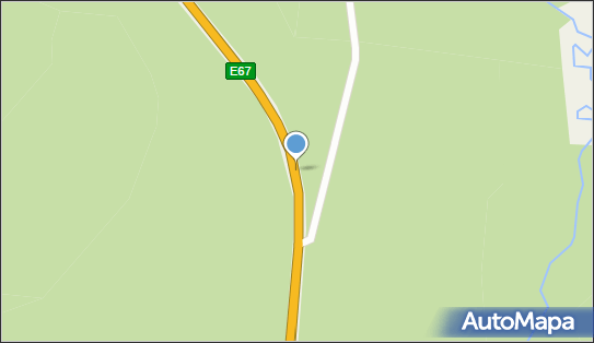 Kontrola ITD, E678, Zaścianek - Inspekcja Transportu Drogowego