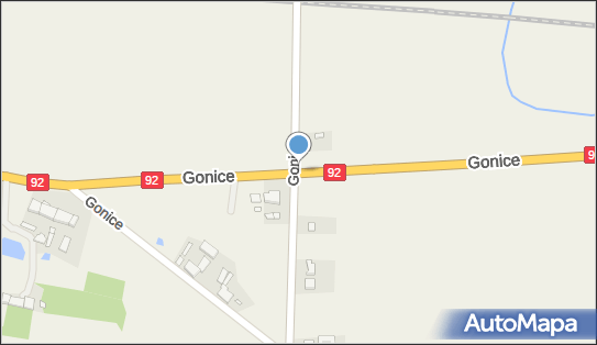 Drewniany krzyż, Gonice 1, Gonice 62-302 - Kapliczka, Figura Świętych, Krzyż