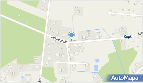 Drewniany krzyż, Trakt Napoleoński 21, Kopki 05-462 - Kapliczka, Figura Świętych, Krzyż