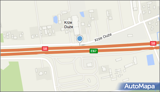 Drewniany krzyż, E678, Krze Duże - Kapliczka, Figura Świętych, Krzyż