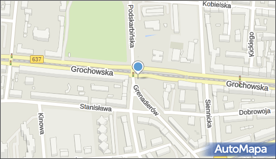 Drewniany krzyż, Grochowska637 255, Warszawa 03-844 - Kapliczka, Figura Świętych, Krzyż