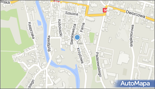 Drewniany krzyż, Krzyżowa 3a, Koronowo 86-010 - Kapliczka, Figura Świętych, Krzyż