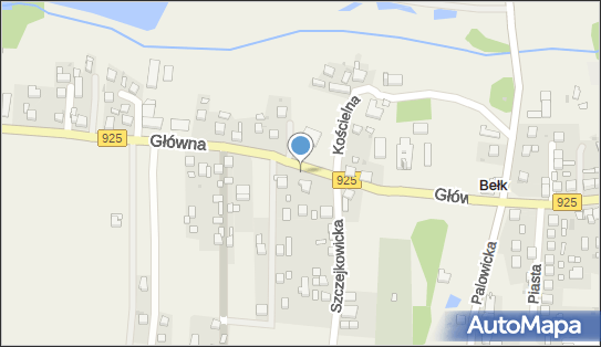 Duży drewniany krzyż, Główna925 50, Bełk 44-237 - Kapliczka, Figura Świętych, Krzyż