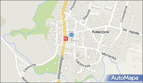 Figura Matki Bożej Niepokalanej, Rynek73 14, Kołaczyce 38-213 - Kapliczka, Figura Świętych, Krzyż