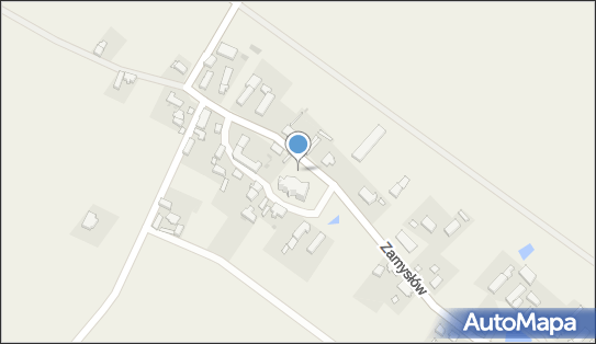 Figura św. Jana Nepomucena, Zamysłów, Zamysłów 67-407 - Kapliczka, Figura Świętych, Krzyż