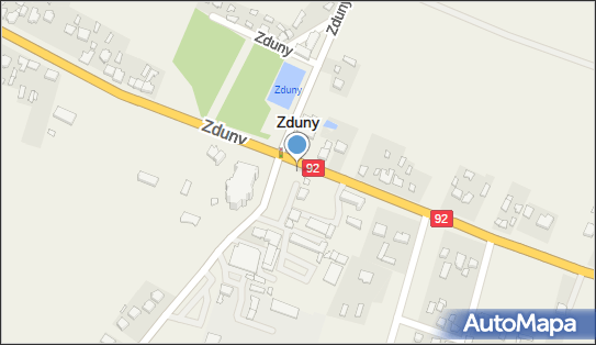 Figurka Matki Boskiej, DK2, Zduny - Kapliczka, Figura Świętych, Krzyż