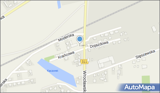 Figurka, Krańcowa, Zamysłowo 62-060 - Kapliczka, Figura Świętych, Krzyż