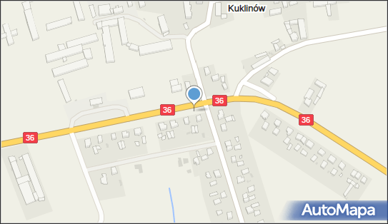 Figurka, przy drodze 36, Kuklinów - Kapliczka, Figura Świętych, Krzyż