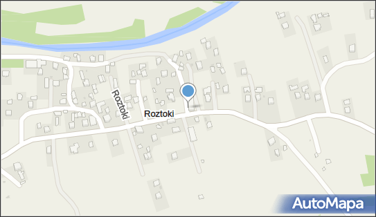 Kamienna kapliczka Maryjna, Roztoki 15, Roztoki 38-204 - Kapliczka, Figura Świętych, Krzyż