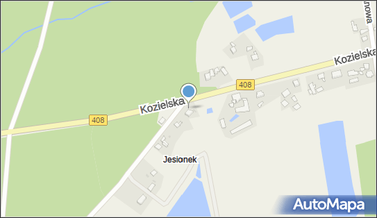 Kaplica Krzyż, Kozielska408 91, Sierakowice 44-156 - Kapliczka, Figura Świętych, Krzyż
