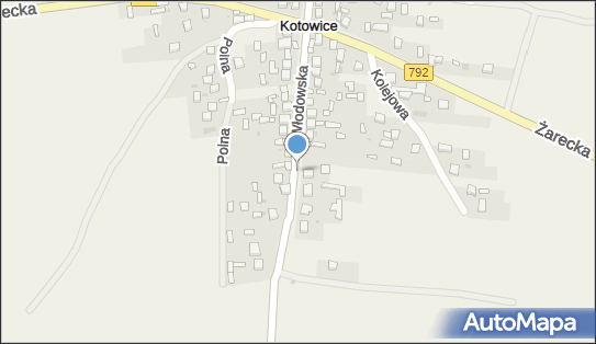 Kaplica, Włodowska, Kotowice 42-310 - Kapliczka, Figura Świętych, Krzyż