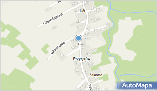 Kapliczka - Dzwonnica z 1934r., Wspólna 42, Przyłęków - Kapliczka, Figura Świętych, Krzyż