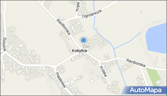 Kapliczka, Figura Świętych, Krzyż, Raciborska, Kobylice 47-253 - Kapliczka, Figura Świętych, Krzyż