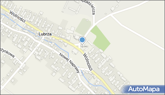 Kapliczka, Figura Świętych, Krzyż, Wolności 75, Lubrza - Kapliczka, Figura Świętych, Krzyż