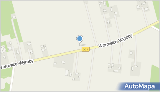 Kapliczka, Figura Świętych, Krzyż, DW 567, Worowice-Wyroby - Kapliczka, Figura Świętych, Krzyż