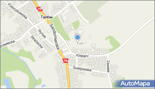Kapliczka, Figura Świętych, Krzyż, Rynek, Tarłów 27-515 - Kapliczka, Figura Świętych, Krzyż
