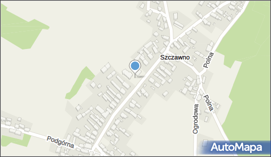 Kapliczka, Figura Świętych, Krzyż, Główna 35, Szczawno 66-615 - Kapliczka, Figura Świętych, Krzyż