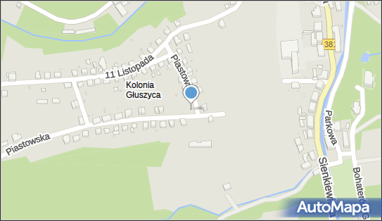 Kapliczka, Figura Świętych, Krzyż, Piastowska 13, Głuszyca 58-340 - Kapliczka, Figura Świętych, Krzyż