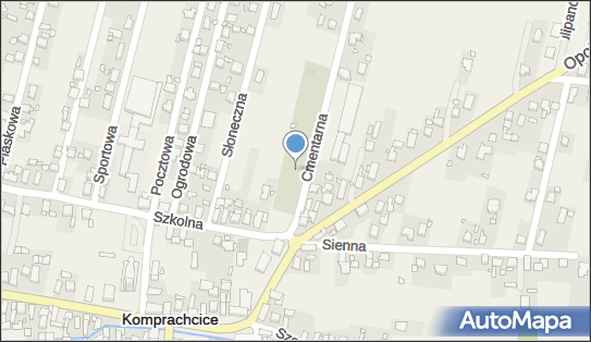 Kapliczka, Figura Świętych, Krzyż, Cmentarna 2a, Komprachcice 46-070 - Kapliczka, Figura Świętych, Krzyż