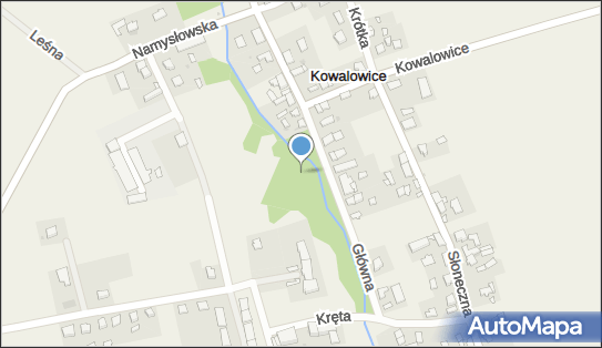Kapliczka, Figura Świętych, Krzyż, Główna 18, Kowalowice 46-142 - Kapliczka, Figura Świętych, Krzyż