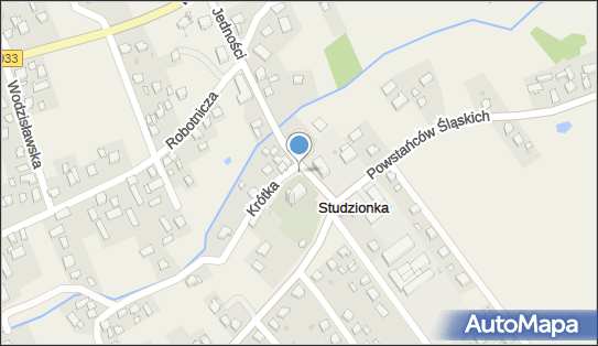 Kapliczka, Figura Świętych, Krzyż, Krótka 2, Studzionka 43-245 - Kapliczka, Figura Świętych, Krzyż