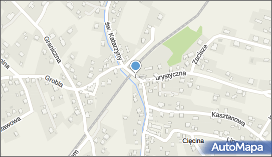 Kapliczka, Figura Świętych, Krzyż, św. Katarzyny 43, Cięcina 34-350 - Kapliczka, Figura Świętych, Krzyż