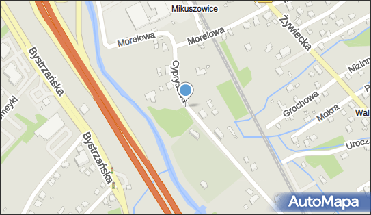 Kapliczka, Figura Świętych, Krzyż, Cyprysowa 25, Bielsko-Biała 43-310 - Kapliczka, Figura Świętych, Krzyż