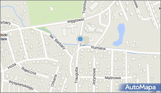 Kapliczka, Figura Świętych, Krzyż, Traugutta Romualda, gen. 84 43-502 - Kapliczka, Figura Świętych, Krzyż