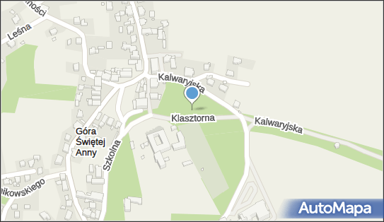 Kapliczka, Figura Świętych, Krzyż, Klasztorna, Góra Świętej Anny 47-154 - Kapliczka, Figura Świętych, Krzyż