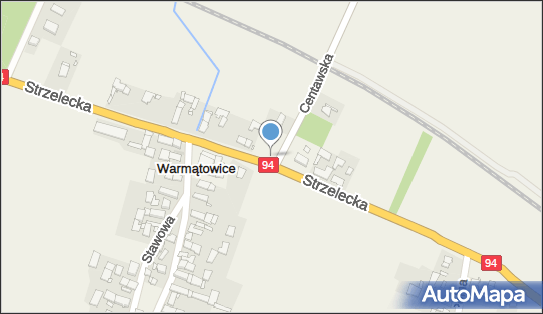 Kapliczka, Figura Świętych, Krzyż, Centawska 2, Warmątowice 47-134 - Kapliczka, Figura Świętych, Krzyż