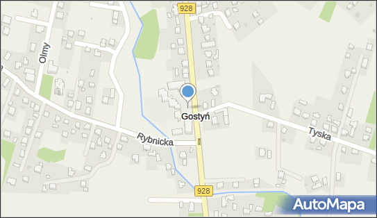 Kapliczka, Figura Świętych, Krzyż, Pszczyńska928 370, Gostyń 43-176 - Kapliczka, Figura Świętych, Krzyż