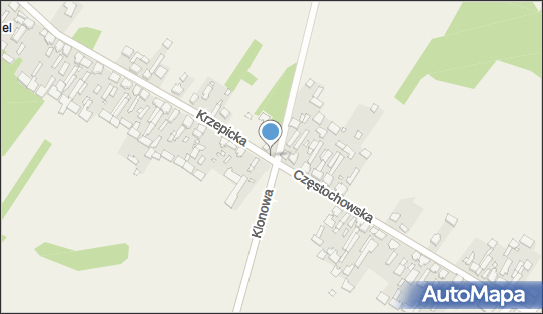 Kapliczka, Figura Świętych, Krzyż, Krzepicka 2, Iwanowice Duże 42-152 - Kapliczka, Figura Świętych, Krzyż