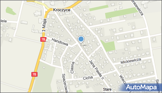 Kapliczka, Figura Świętych, Krzyż, Jana Pawła II 23, Kroczyce 42-425 - Kapliczka, Figura Świętych, Krzyż