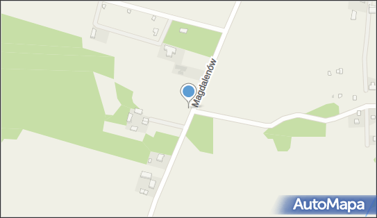 Kapliczka, Figura Świętych, Krzyż, Magdalenów, Magdalenów 98-105 - Kapliczka, Figura Świętych, Krzyż