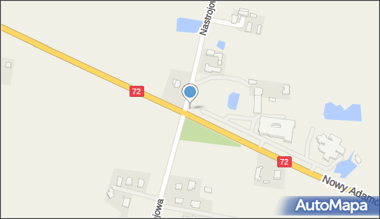 Kapliczka, Figura Świętych, Krzyż, Nastrojowa, Stary Adamów 95-070 - Kapliczka, Figura Świętych, Krzyż