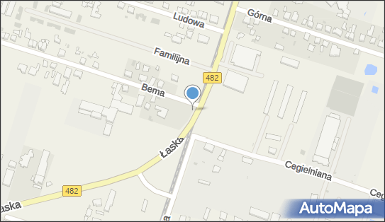 Kapliczka, Figura Świętych, Krzyż, Bema Józefa, gen. 2 95-054 - Kapliczka, Figura Świętych, Krzyż